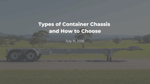 Types of Container Chassis and How to Choose | CLC | Proudly Serving Americas Best Fleets